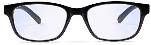 Multifocal Progresivo Gafas de Lectura Hombres Mujeres Computer Filtro de luz Azul de enfoque múltiple Presbicia Inteligente Anteojos Retro de Ligero Marco Cómodos sin línea Lectores (Negro, 2.50, x)