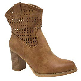 Fashion Moda Stivali Stivaletti Donna Caviglia Anfibi Primaverili Estivi Traforato Biker New Tronchetto Nero Beige Nuovi Estate Tacco Comodi G633