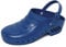 Gima - Zoccoli Professionali con Laccetto Reclinabile e Regolabile, Anatomici, Unisex, Antiscivolo, Antistatici, Tomaia Non Forata, Suola Forata, Colore Blu, Misura 38 EU, 1 Paio