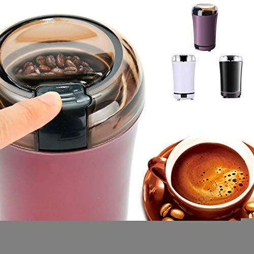 KUANDARMX Moulin à Café Ustensiles De Cuisine Ménagers électriques avec Lame en Acier Inoxydable Cordon d'alimentation Amovible Haricot