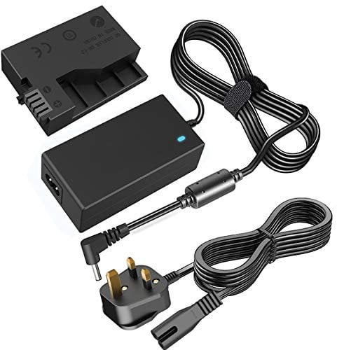 F1TP ACK-E8 AC Power Adapter and LP-E8 DR-E8 Dummy Battery Coupler Kit Replacement for Canon EOS Rebel T5i T4i T3i T2i Kiss X7 X6 X5 X4 700D 650D 600D 550D Cameras