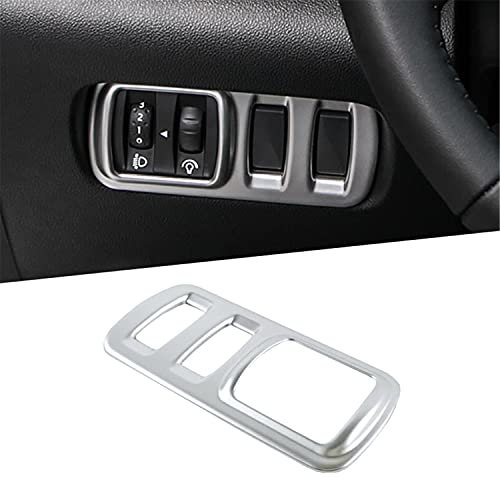 für Kadjar 2015-2017 ABS Interieur Autozubehör Dekoration (Scheinwerfer Schalter Matt)