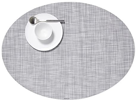 Chilewich Tischset Mini Basketweave Oval Mist