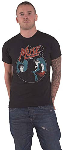 MUSE T Shirt 2nd Law Album Band Logo Nue offiziell Herren Schwarz XL
