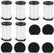 12 Pezzi Filtro di Ricambio per per Ariete Handyforce 2761 2759 Aspirapolvere, 6 filtri + 6 filtri in schiuma in Schiuma Compatibile con Scopa Elettrica handyforce