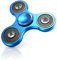 Coolden Hand Spinner Metal, Anti Stress Fidget Toys Haute Vitesse de 2-5 Min, École Bureau Jouet Fidget Spinner Cadeau pour Enfants Adultes Anxiety Relief ADHD Finger Spin Bleu