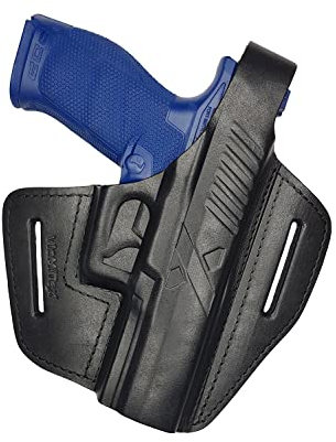 VlaMiTex B8 Leder Gürtel Holster für Walther PDP Lauf 4,5 Zoll
