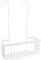 Nadi Collection | Estante ducha con colgador | ACERO INOXIDABLE | cesto ducha colgar grifo | Sin taladro | Color Blanco o negro mate | Soporta 15kg | 26 x 11 x 38cm (Blanco mate)