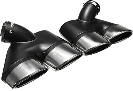 pclele Auspuffrohr Auto Edelstahl Auspuffendrohr Für Benz W211 Für E-Klasse E240 E280 E320 E350 E430 Für AMG 2002-2007 Auspuffblenden