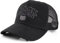 Blackskies® Team Baseball Cap | Herren Damen Schirm Premium Snapback Trucker Mütze Kappe Basecap Kappe Schwarz