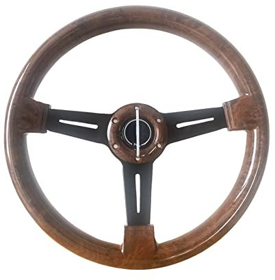 Wagen ND20S-0718100 Racing Lenkrad 14 Zoll 350mm Holz/Massivholz Farbe Sportlenkrad Universal USDGIW