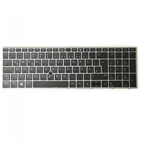 Tastatur für HP Zbook 15 G5 G6 deutsch mit Backlite und Trackpoint L12764-041