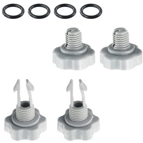 DAZZLEEX Bomba de filtro de piscina 25004/2500 GPH y por debajo para bomba de filtro Sellos Paquete de juntas tóricas Válvulas de liberación de aire