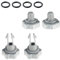 DAZZLEEX Pompe filtrante de piscine 25004/2500 GPH et ci-dessous pour Intex pompe filtrante joints Pack O Rings Air Release Valves