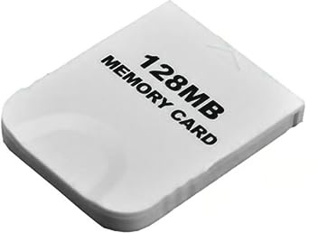 MOOKEENONE 128MB White Memory Card for Nintendo for Gamecube for Wii Console Accessories
