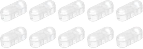 QUARKZMAN Blind Kette Verbinder 20Stk Plastik Perle Kugel Kette Schnur Verbinder für Römische Rolle Farbtöne Perle Jalousien Vorhang Perle Kette Passform 4.5 mm Perle Durchsichtig