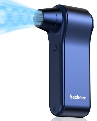 Secheer Cordless Super Power Turbo Fan, 130000RPM Electric Air Duster, 4 Gear Adjustable Compressed Air Duster SCTF-001 (Blue)