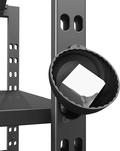 HAIRUNFU Gym Chalk Bowl Container Magnetic Chalk Holder Black Weightlifting Workout Gym Chalk Blocks Storage Bowl Gym Accessories