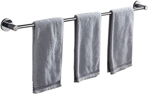 DKRAHRJJ Barre Porte-Serviettes, 30 Cm - 120 Cm, Support Simple Pour Salle Den, Cuisine, Porte-Torchons, Acier Inoxydable Poli, Barre Porte-Serviettes/100Cm
