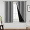 BellaHills Thermovorhang Kälteschutz 100% Verdunkelung Vorhänge Wärmeisolierend Ösenvorhang 2er Set H 137 x B 117 cm, Taubengrau