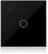 KETOTEK Smart Interruptor Luz WiFi Negro 1 Gang 1 Via, Inteligente Interruptor Luz Tactil Smart Life/Tuya APP Control, Compatible con Alexa, Neutro/Sin Neutro Disponible
