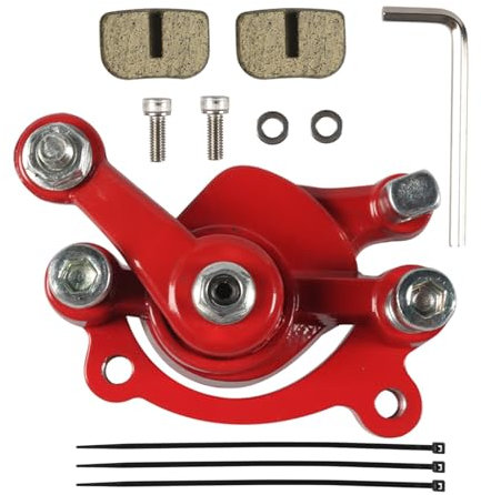 HUANGGG Motorrad Scheibenbremssattel hinten mit Ersatzbelag Zubehör für verschiedene Fahrräder Pocket Bike Stand Up Goped Scooter