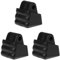 Tynmoel 3X Inline Skate Bremsstopper Rollschuhe Stopper für Outdoor Rollschuhlaufen Schwarz