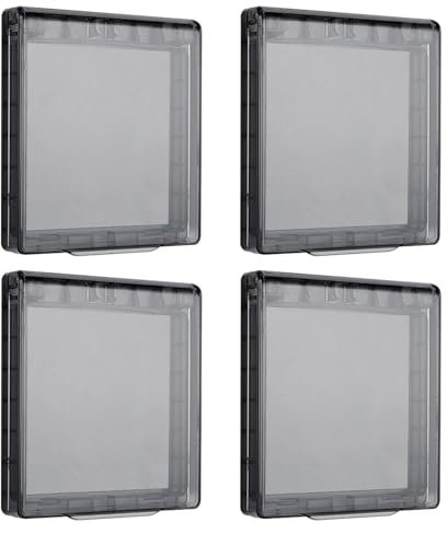 Cubierta De Enchufe De Interruptor De 4 Piezas, Cubierta De Enchufe Impermeable, Cubierta De Protección De Enchufe De Plástico, Cubierta De Enchufe De Baño, Accesorios De Enchufe De Interruptor