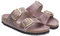 Arizona - Sandalo con Doppia Fascia E Chiusura con Fibbie 39/Lavender-N