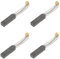 KEQAR 4 pièces balais de Carbone pour Moteur électrique, Charbon Moteur électrique, pour Outil électrique (5 * 6 * 20 mm)