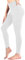 Sanpetix Hohe Taille weiche Leggings Damen, Frauen Dehnbare Hose für Damen, Fitnessstudio White XXL