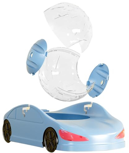 Trainingsrad Für Hamster - Kleines Haustier Spielzeug Auto Trainingsrad, Hamster Räders Sport Running Bälle Spielzeug, Lustiger Haustier Transparentes Ball Für Hamster Frettchen Kleines Tier
