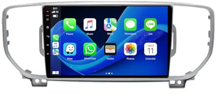 Android 13 Car Stereo para KIA Sportage 4 KX5 2016-2018 9 Pulgadas Autoradio con WiFi 4G Pantalla táctil de Navegación GPS AHD RDS FM Am BT DSP SWC DVR USB Mirror Link(8+256G)
