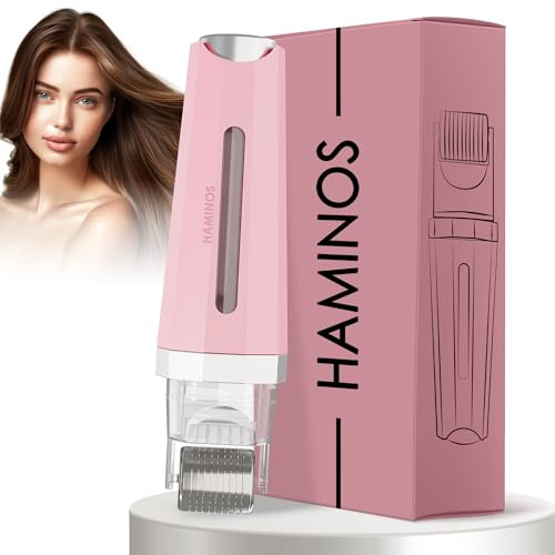 Derma roller 1 mm 3.0 mit Tank für Haut, Haare, Falten, Dehnungsstreifen, Hyperpigmentierung SOFORTIGE SERUMANWENDUNG 520 Titannadeln