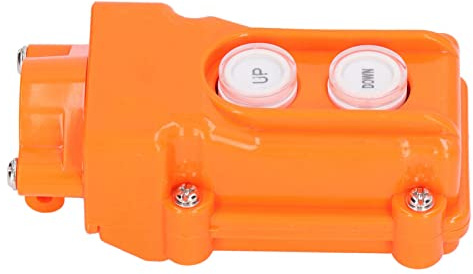 AKLOSIPY Interrupteur à Bouton-poussoir de Grue, avec Coque ABS et Manchon de Joint, pour Palans et Contrôle d'équipement, 220V 500V