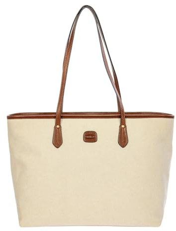 Bric's Shopper Volterra Trama Shopping Bag Cappuccino beige