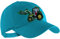 Blackshirt Company Traktor Schildmütze Kinder Base Cap Schlepper mit Frontlader Farbe Türkis