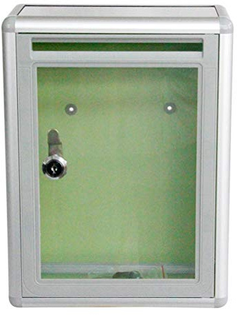 Toyvian Boîte Aux Lettres Murale Transparente En Acrylique Boîte À Suggestions Pour Maison Et Bureau 11.22 X 8.46 X 4.02 in Pour Enveloppes Documents Journaux