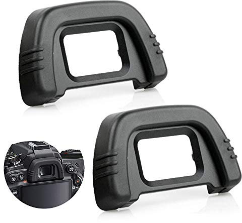 Fotover Eyecup Eyepiece Viewfinder for Nikon D7000 D750 D610 D600 D300 D200 D100 D90 D80 D70 D70s Cameras Replaces Nikon DK-21 Eyecup(2 Pcs)