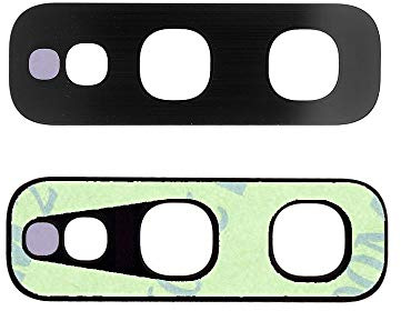 jbTec Kameraglas Ersatz mit Kleber kompatibel mit Samsung Galaxy S10e - Kamera Glas Camera Linse Glass Schwarz
