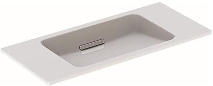Geberit One Waschtisch schwebendes Design 500390, ohne Hahnloch, mit Überlauf, 900x400mm, Farbe: Chrom glänzend - 500.390.01.1