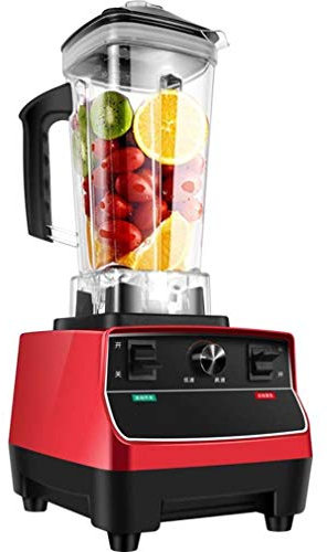 QREZ Blender Mixeur Multifonctions, Smoothie Blender Chauffant Blender Mixeur Puissant avec 2000W Mixeur Smoothie Et Milk-Shake avec 6 Lames en Acier Inoxydable Et 2L sans BPA Jarre,Rouge