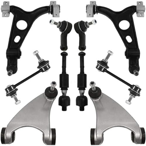 Teilex Germany Querlenker Satz vorne für ALFA ROMEO 147 156 GT, 10-teilig, Legierter Stahl, Querlenker, Traggelenk, Koppelstange