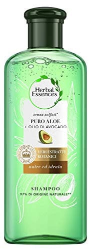 Herbal Essences Shampoo Senza Solfati Puro Aloe + Olio Di Avocado, In Collaborazione Con Royal Botanic Gardens, Kew - 225 ml