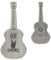 Personalised Engraved Silver 5oz Guitar Hip Flask with You Rock Design, Personalise with Any Name