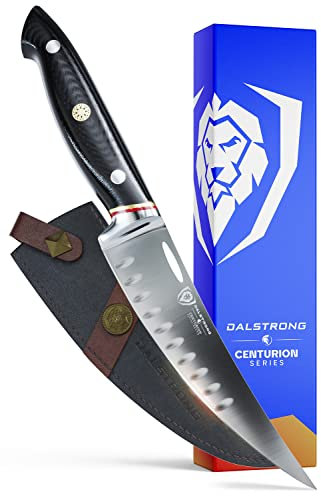 DALSTRONG Curved Boning Knife - 6 - Centurion Series - Swedish 14C28N High - Carbon Stainless Steel - G10 Handle - w/Sheath