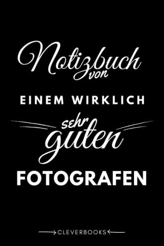 Notizbuch für den Fotografen: personalisierte Geschenk-Idee für Männer, die fotografieren können