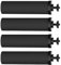 HUINING Lot de 4 filtres à eau noirs pour unité de purification d'eau de rechange pour seau à eau domestique Système de filtration d'eau par gravité Purificateur d'eau de survie
