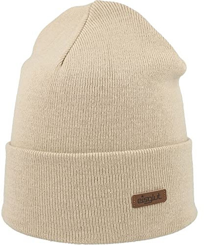 Eisglut Unisex Toni Cotton Strickmütze, beige, M 57-58cm