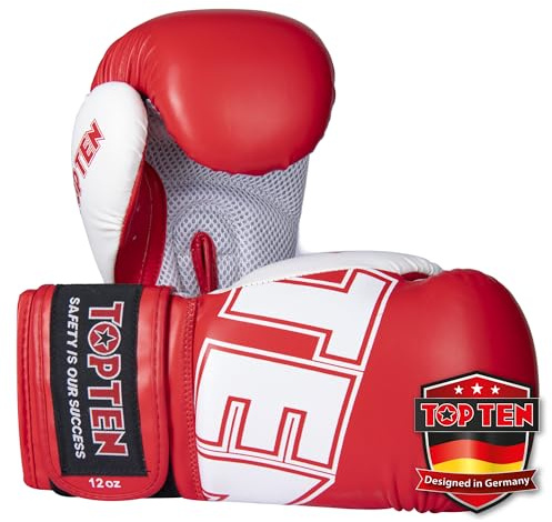 TOP TEN Boxhandschuhe NK3 | Trainingshandschuhe zum Boxen | Sparring Gloves | 10 oz